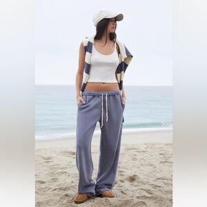 John Galt Navy Anastasia Baggy Sweatpants